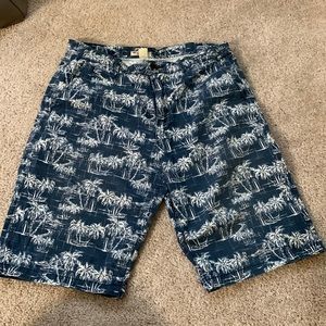 4/$20 Original Penguin boys size 18 palm tree shorts